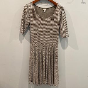 Lularoe black and white dress